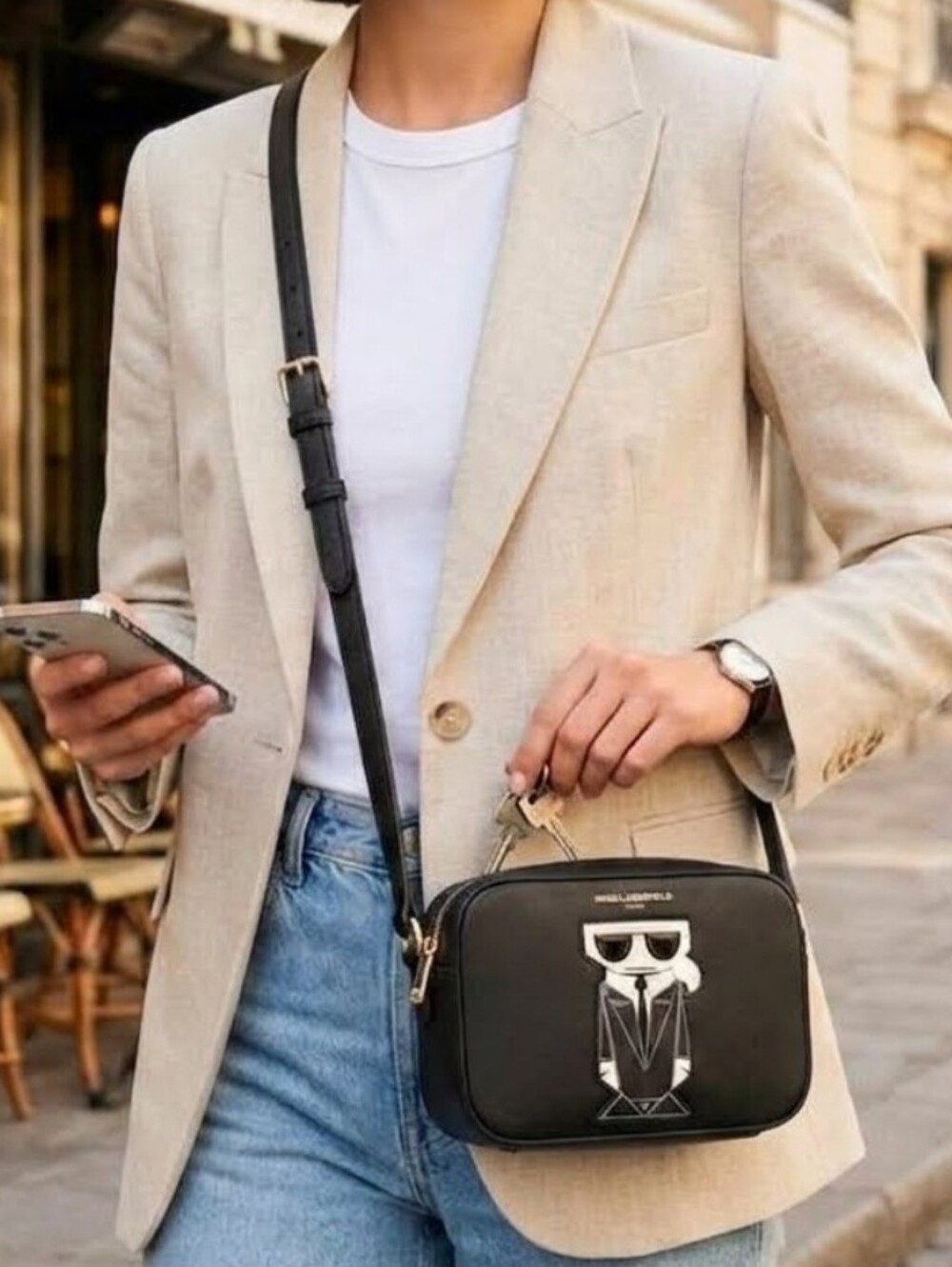 KARL LAGERFELD Maybelle Camera Crossbody